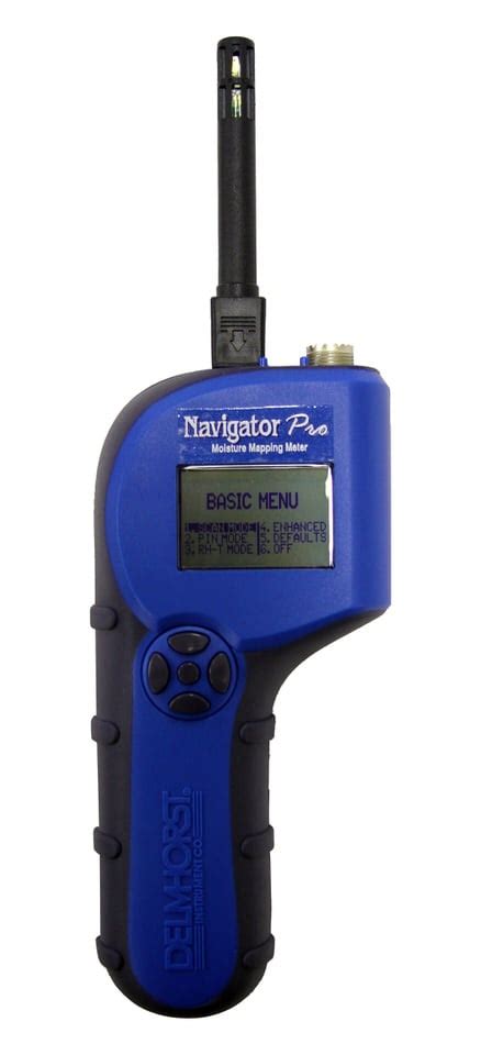 navigator pro moisture meter|delmhorst navigator pro.